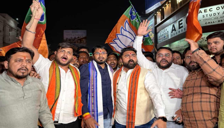 Youth Congress Workers Protest Outside AI Impact Summit