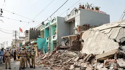 Rajkot Conducts Largest Demolition Drive, 1,300 Houses Razed