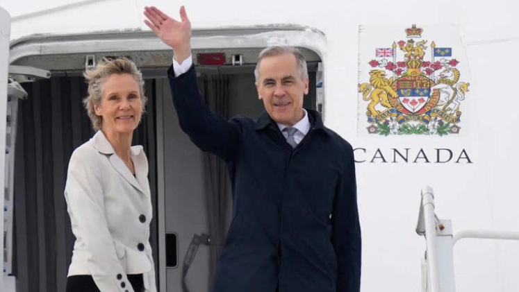 Canadian PM Mark Carney Arrives in Mumbai