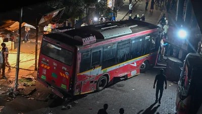 Mangu Khila Escapes Bus Fire Mishap; All Passengers Safe