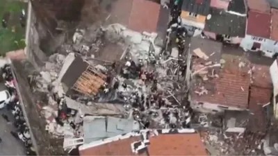 Buildings Collapse in Istanbul After Explosion, Rescue Underway