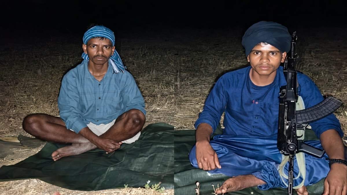 Two Naxalites Surrender with AK-47, Carried ₹8 lakh Bounty Each