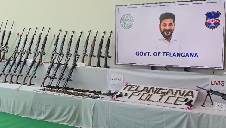 130 Maoists Surrender Before CM Revanth Reddy