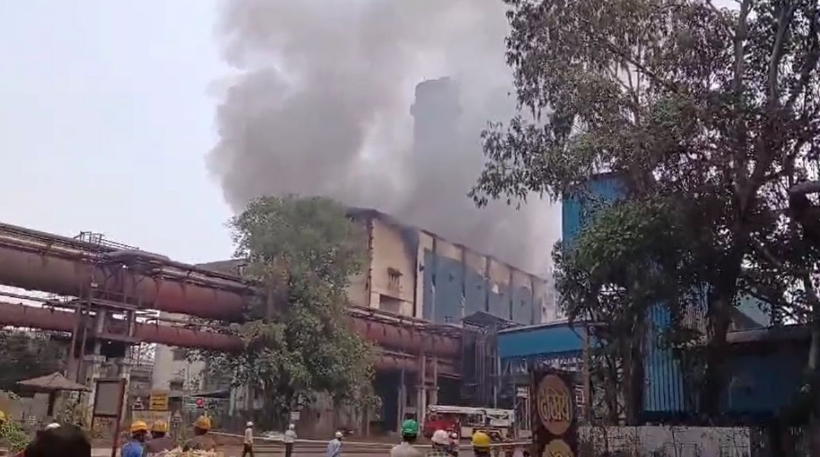 Fire Breaks Out At Bhilai Steel Plant Today
