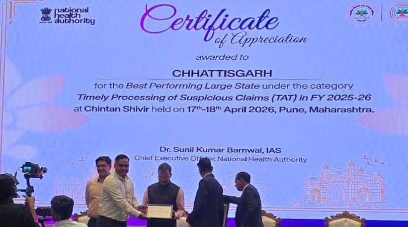 Chhattisgarh Honored With Two Prestigious National Awards