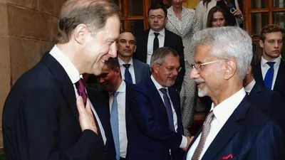 Russian Deputy PM Holds Talks with PM Modi, EAM Jaishankar