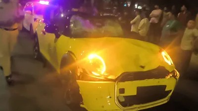 Speeding Mini Cooper Kills One, Injures Another