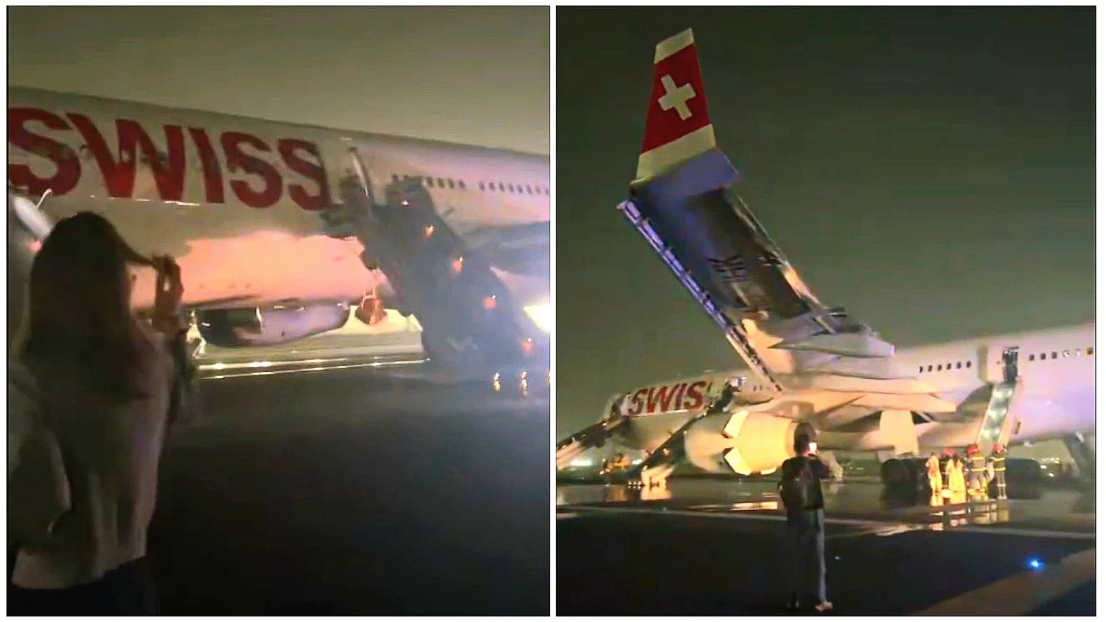 Swiss Air Lines Flight Aborts Takeoff After Engine Issue, Six Injured