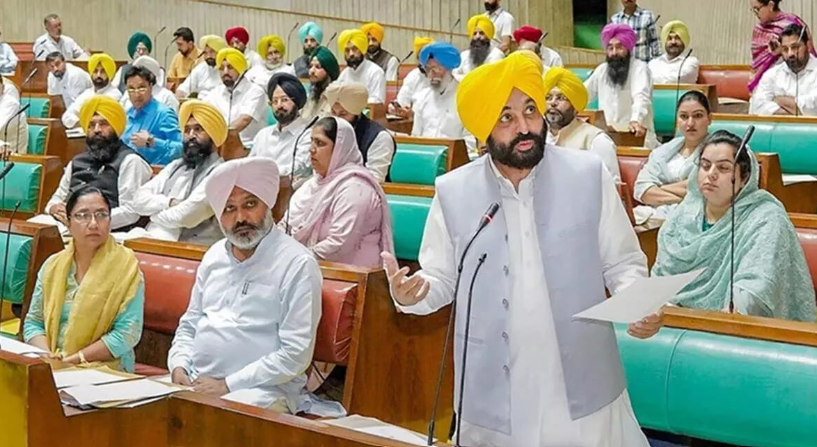 Chaos Erupted in Punjab Assembly After BJP Accuses CM Mann of Coming Drunk