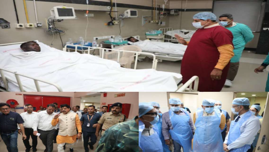 CM Mohan Yadav Meets Victims of Dewas Firecracker Factory