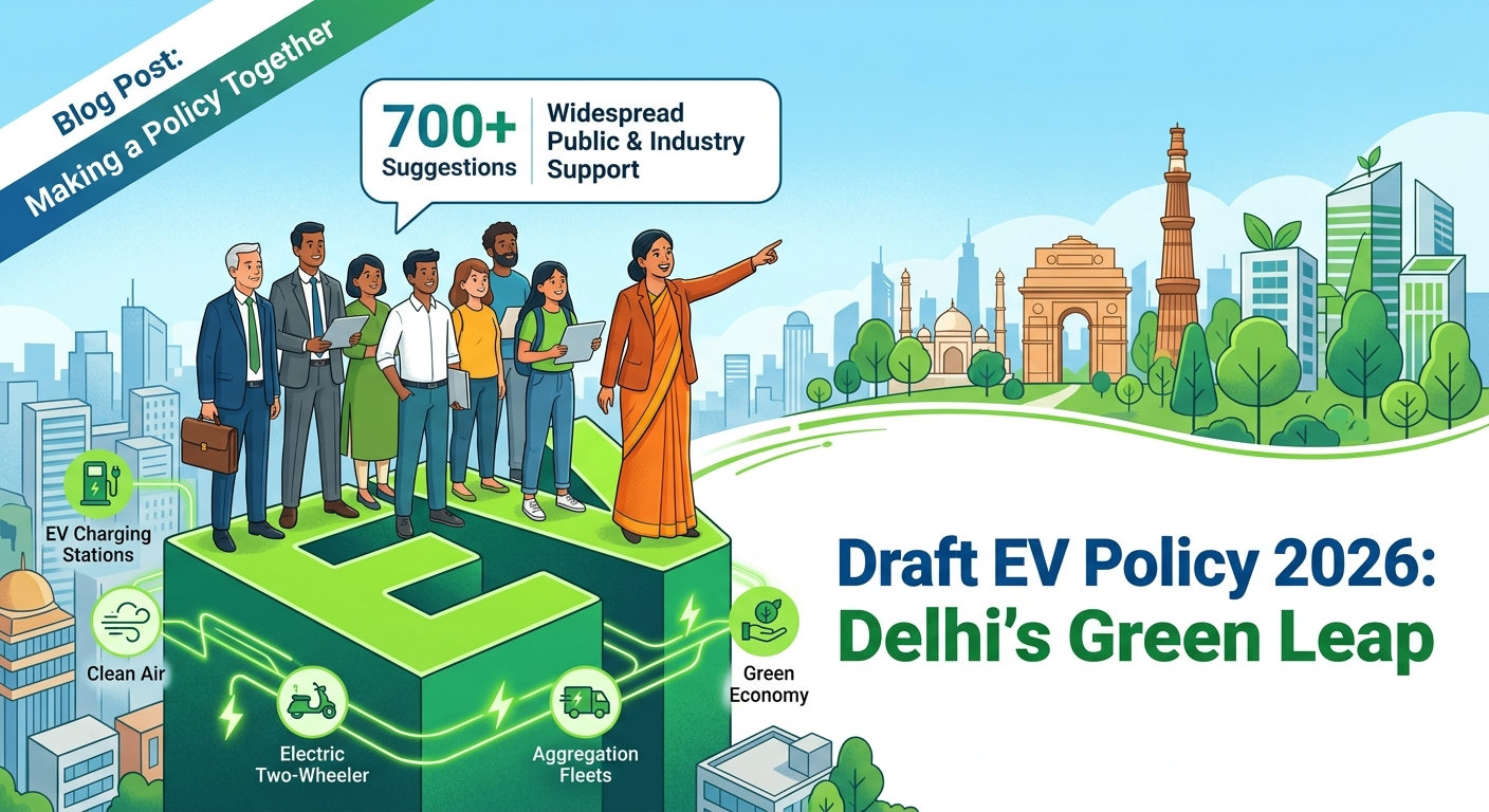 Delhi’s Green Leap: Overwhelming Public Support for Draft EV Policy 2026