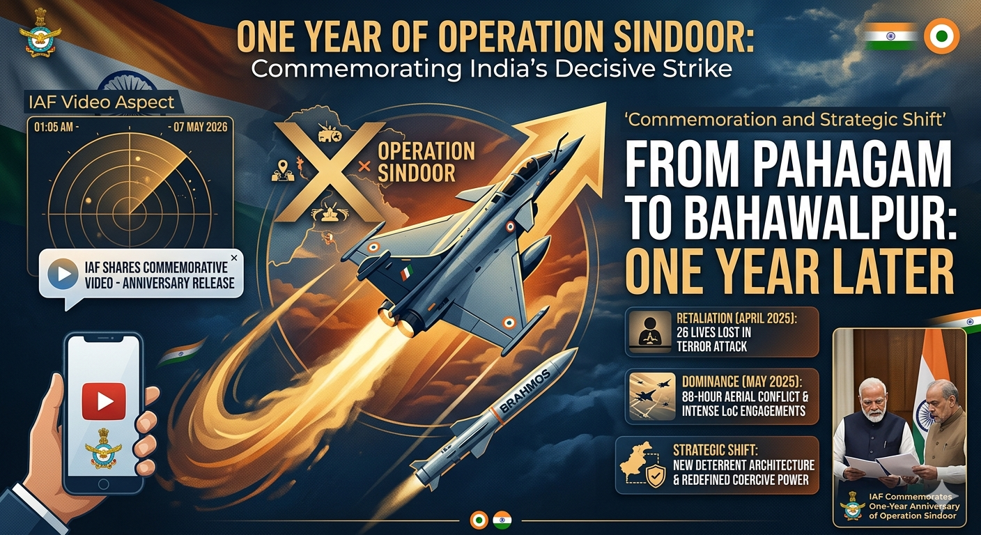 IAF Commemorates One-Year Anniversary of Operation Sindoor with Midnight Video Release