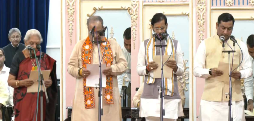 Yogi Cabinet Minister Oath Ceremony: 6 MLAs Take The Oath