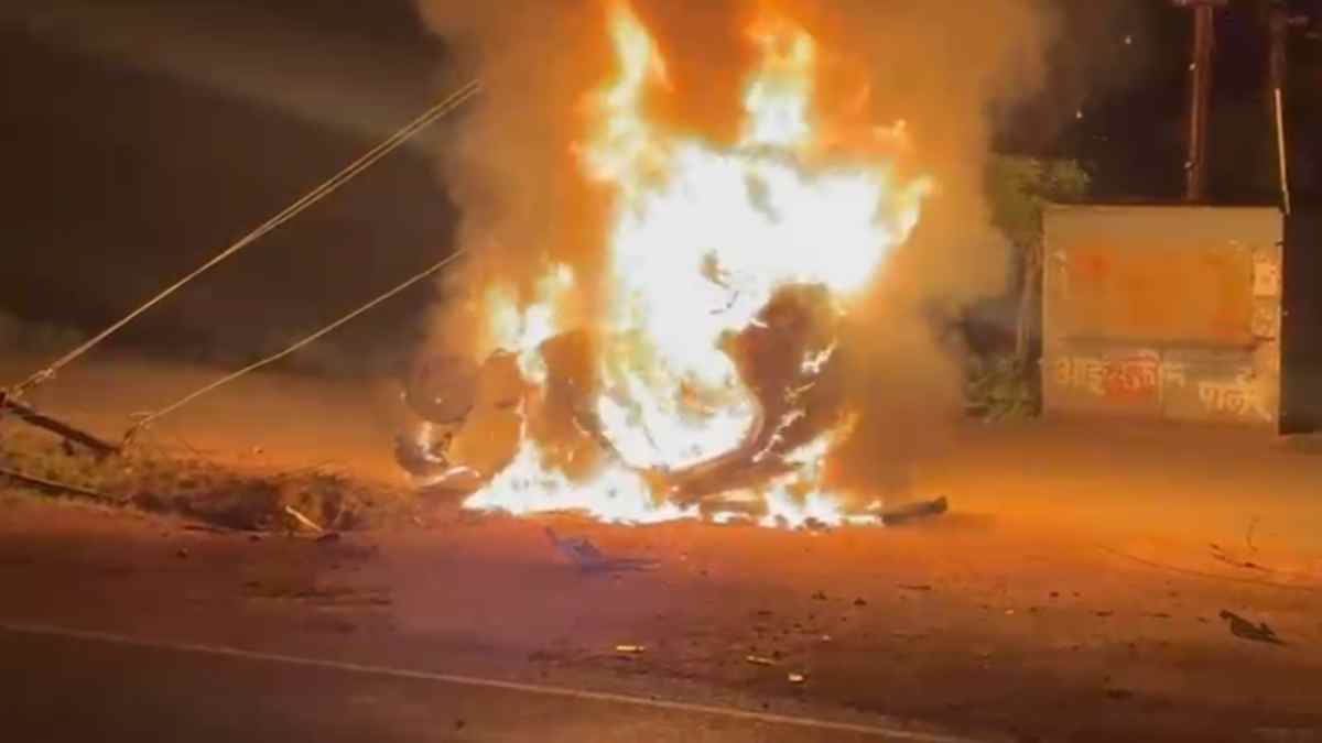 Car Hits Pole, Two Killed in Firecracker Accident