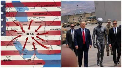 Trump Floods Truth Social With Iran, Aliens and AI-generated War Posts