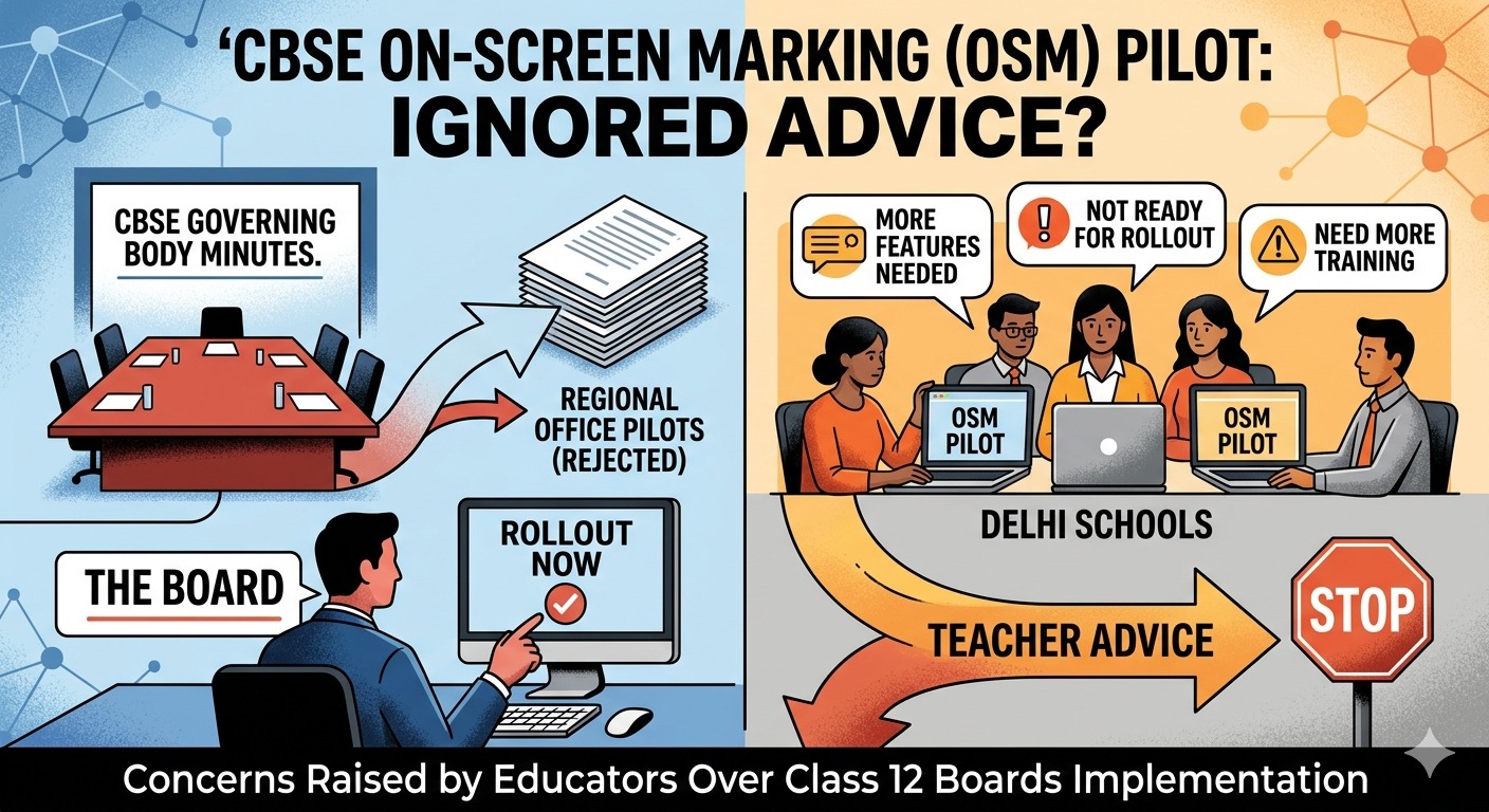 CBSE ‘Ignored’ Reviews On OSM Rollout for Class 12 Evaluation