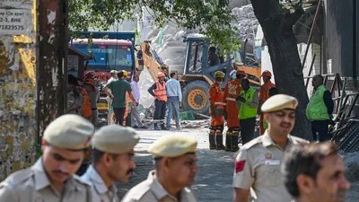 Delhi Building Collapse Near Saket Metro Leaves Six Dead
