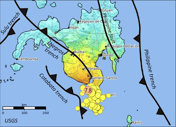 Seabed rises by 200 metres after deadly earthquake in Philippines
