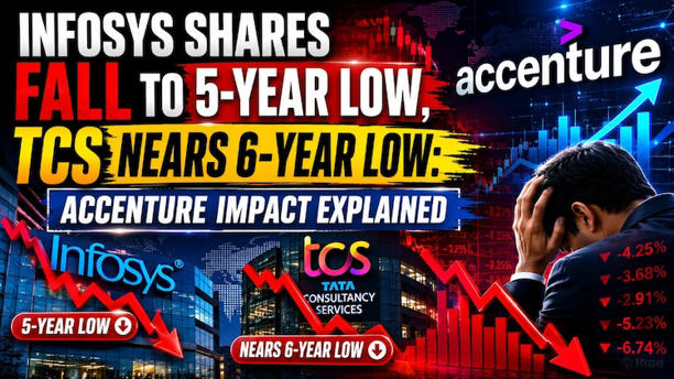 Indian stock market crashes as Accenture trims revenue guidance