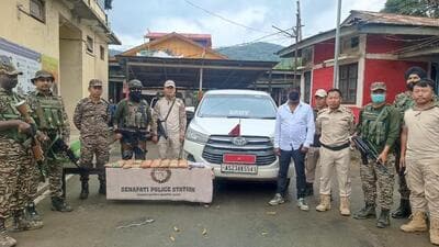 Fake army vehicle used in opium smuggling, one arrested