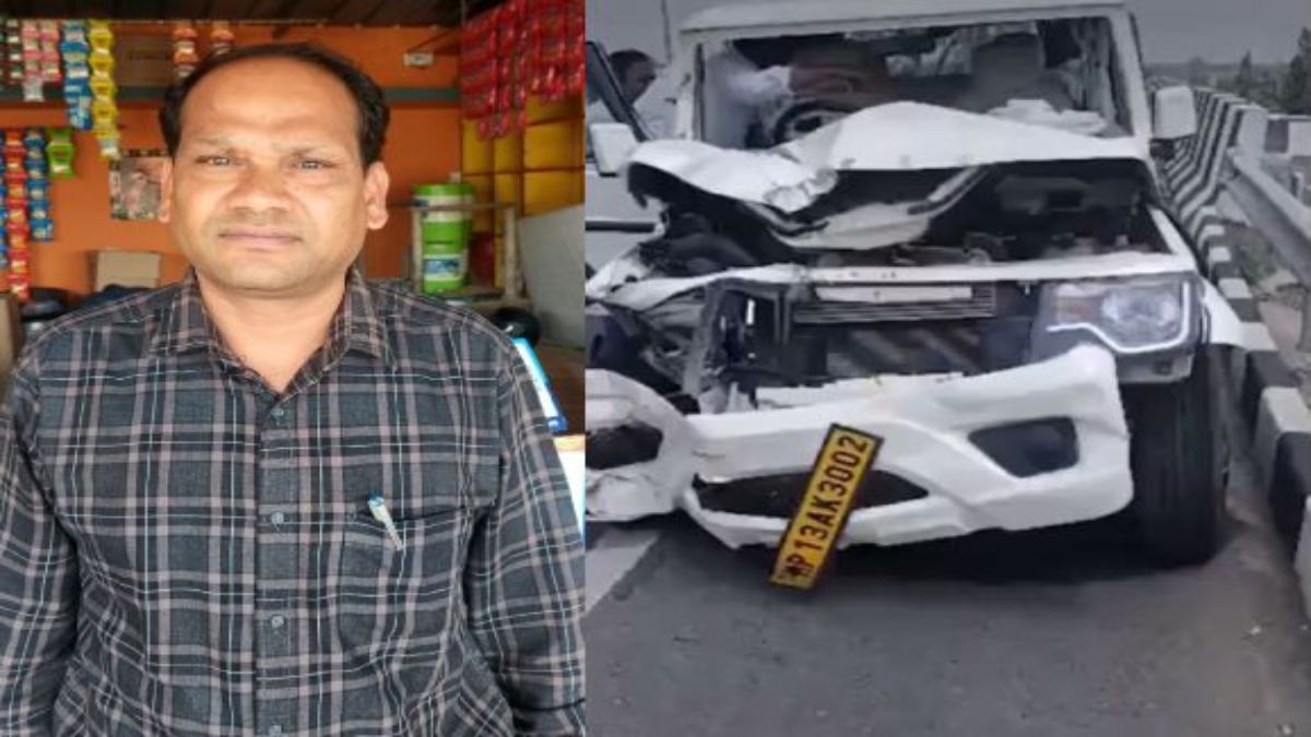 Madhya Pradesh : PWD official killed after speeding vehicle crashes into roadside structure
