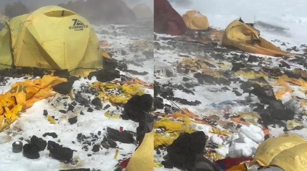 “Graveyard of Gear”: Viral Footage Reveals Everest’s Highest Camp Drowning in Waste