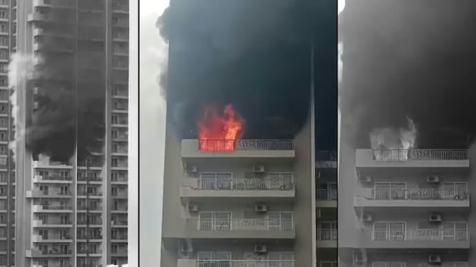 Two major fires damage Noida flat and office premises