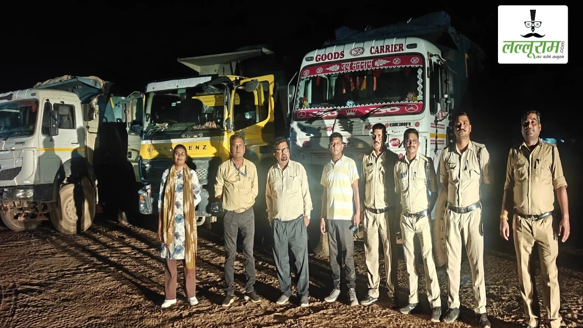 Illegal mining crackdown: 11 sand and gravel trucks seized