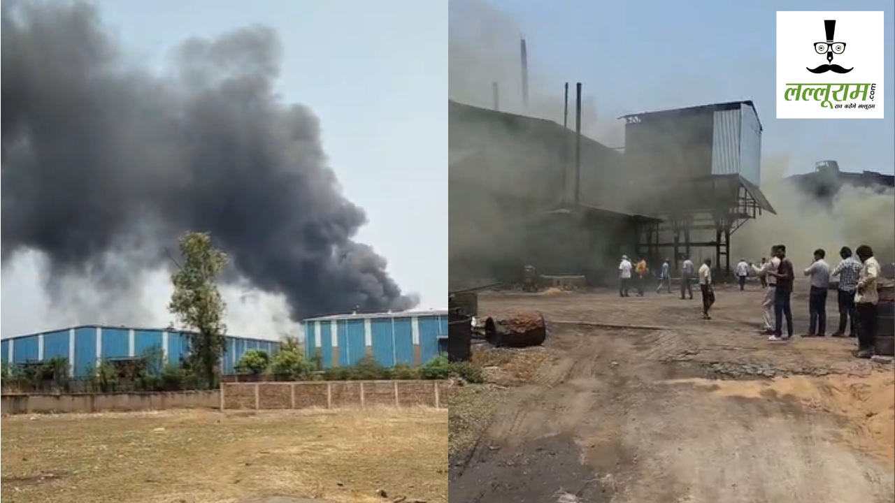 Massive fire erupts at Porwal Oil Factory, rescue underway