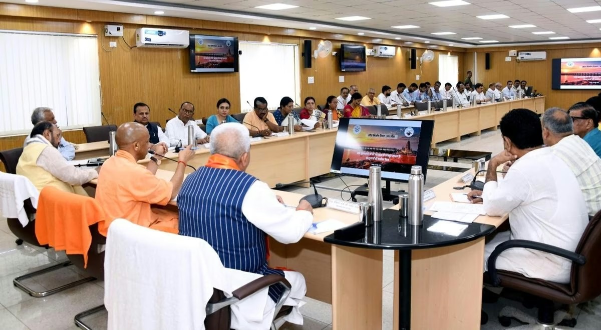 UP CM Yogi Adityanath reviews key public works projects in Kanpur