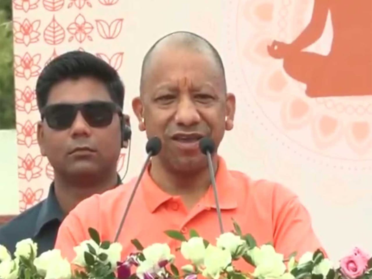 UP CM Yogi Adityanath joins International Yoga Day celebrations in Jhansi