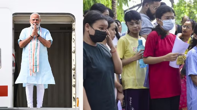 PM Modi delays departure from Delhi Airport to ensure smooth travel for NEET-UG candidates