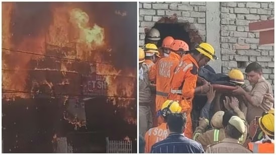 14 dead in Lucknow Coaching Centre fire, rescue operations underway