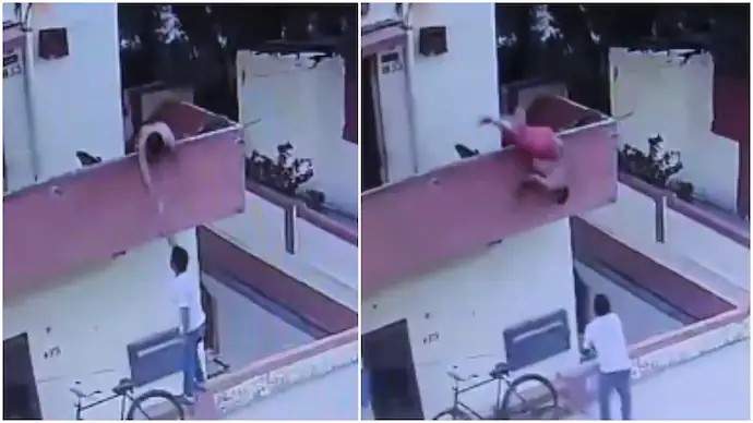 Man falls off balcony trying to buy ice cream in UP