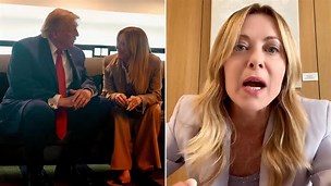 Trump ‘made up’ story that she begged for photo says Italian PM