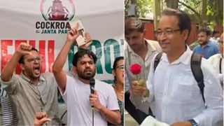 Sonam Wangchuk, Dipankar Bhattacharya join CJP protest at Jantar Mantar, Delhi Police detain six people