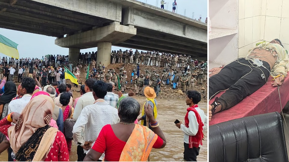 Police clear protest against Ken-Betwa Link Project in Chhatarpur