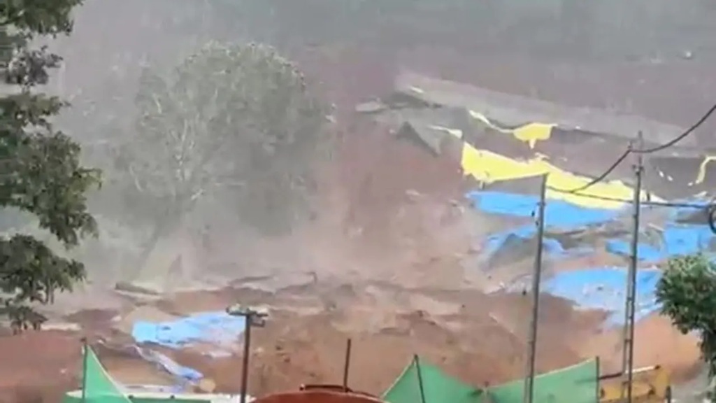 Heavy rain triggers major landslide in Wayanad near tunnel project; rescue operation underway