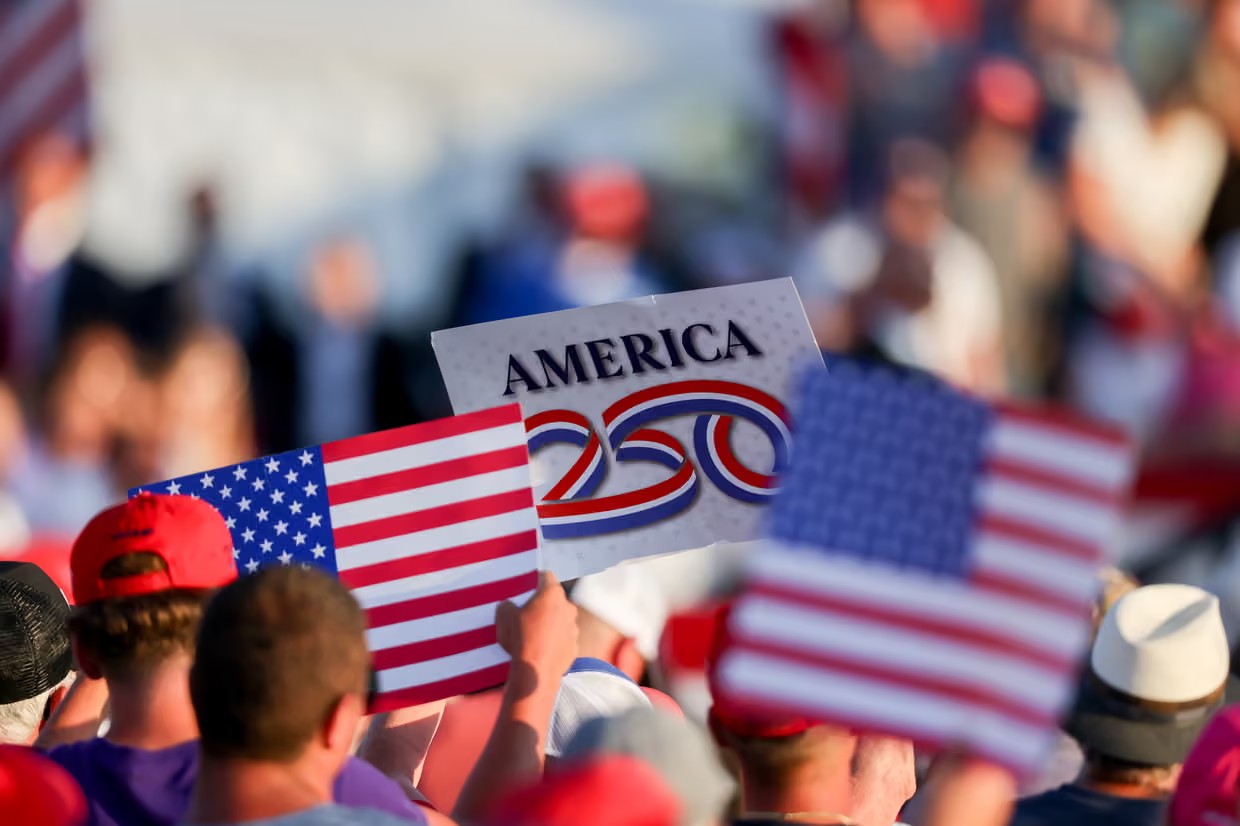 Trumps hails forefathers as US celebrate 250th Anniversary