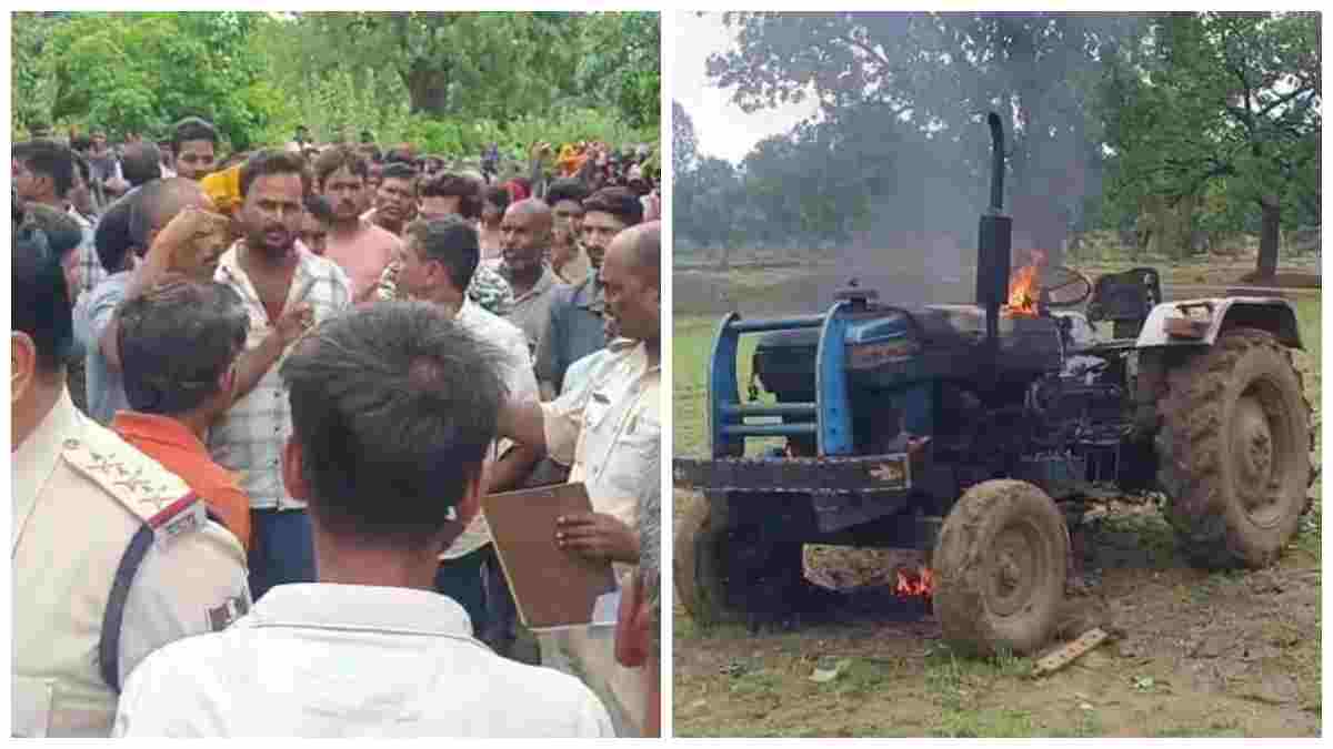 Youth crushed to death in Shahdol, angry mob torches truck
