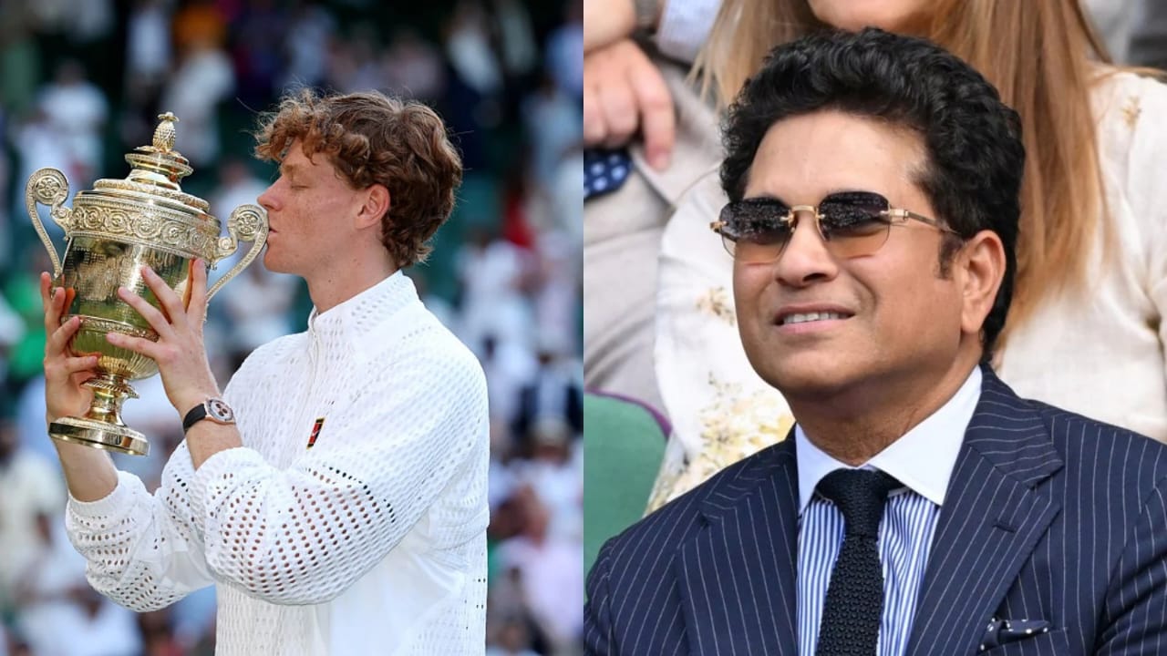 Sachin Tendulkar congratulates Jannik Sinner after historic Wimbledon 2026 triumph