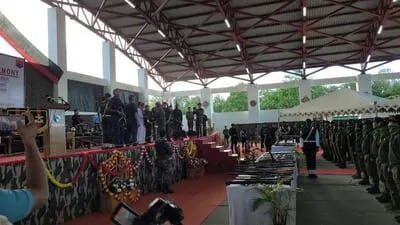 46 KCP-PWG militants surrender in Manipur under centre’s rehabilitation scheme