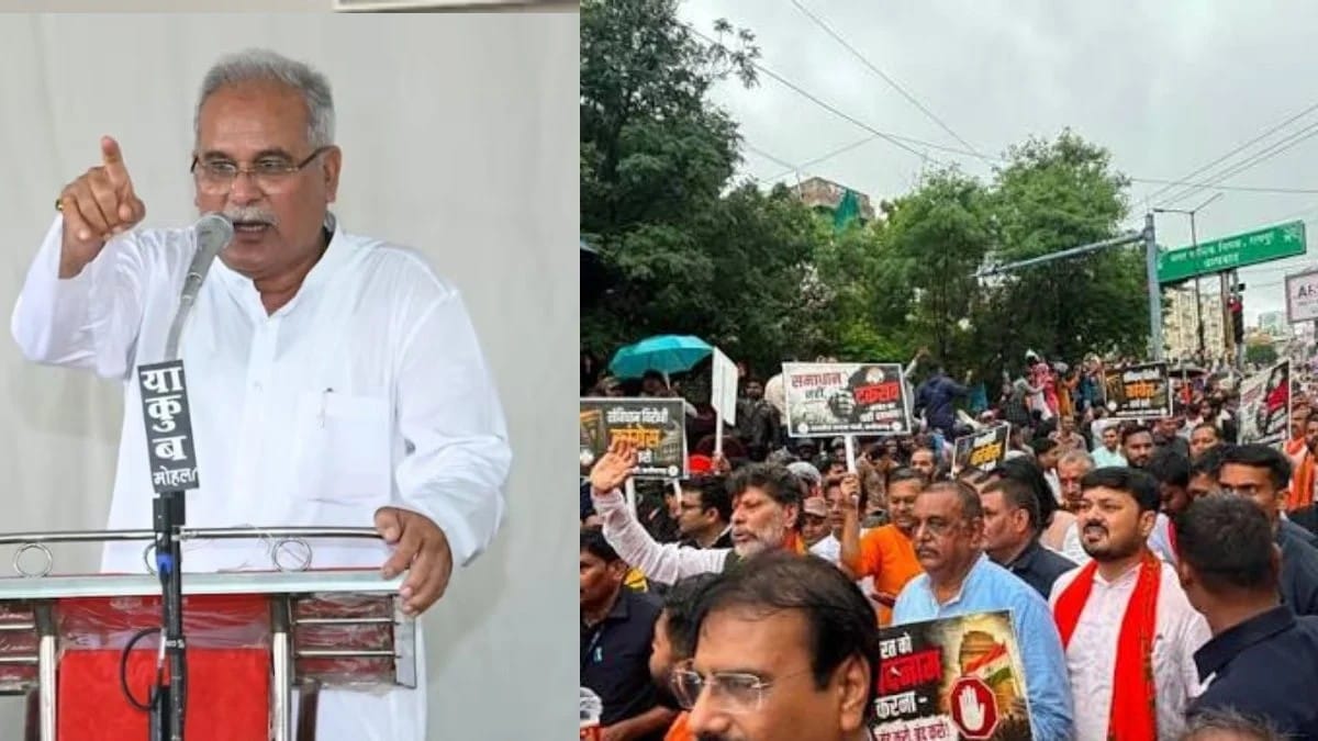 Bhupesh Baghel warns BJP, Police after Congress office clash in Raipur
