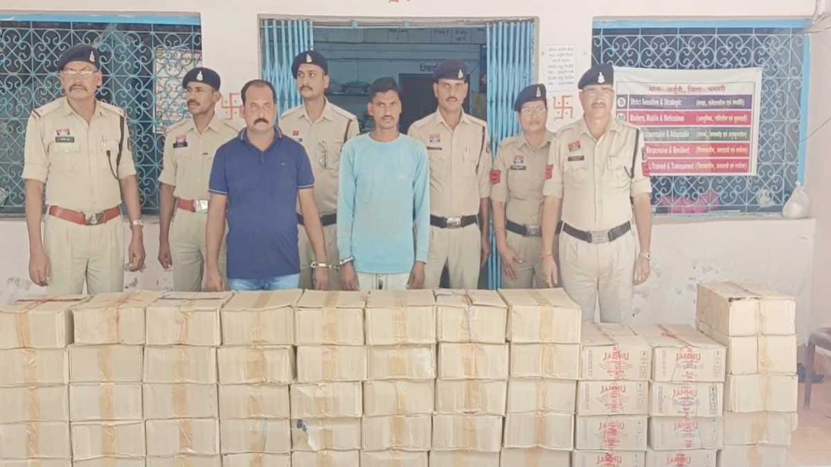 Chhattisgarh Police seize 53 cases of illegal liquor worth Rs 2.25 lakh, two arrested