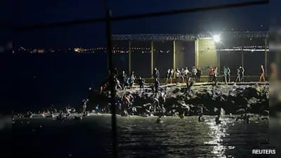 Spain deploys Military to Ceuta Border after thousands of migrants cross from Morocco