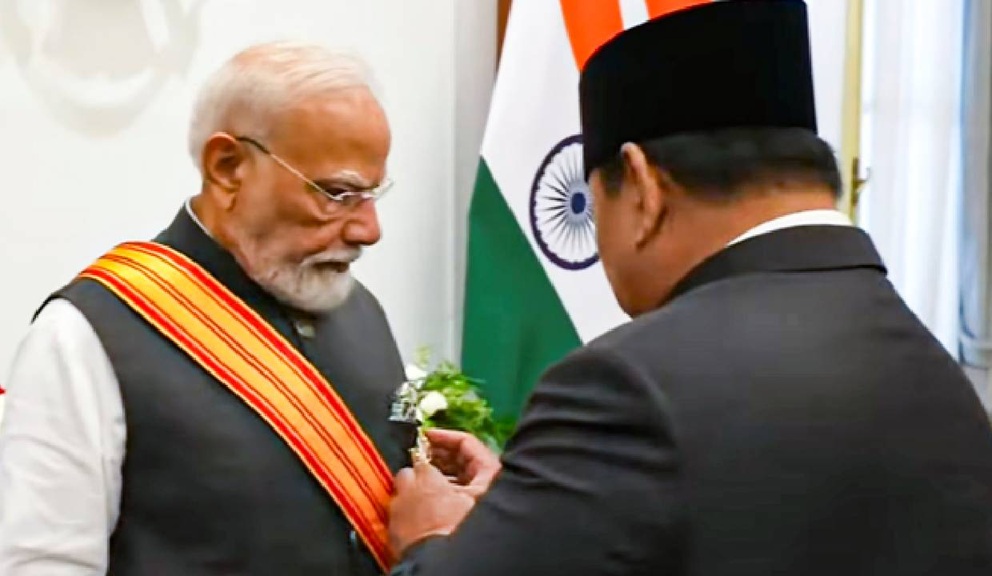 PM Modi receives Indonesia’s highest civilian honour Bintang Adipurna during Jakarta visit
