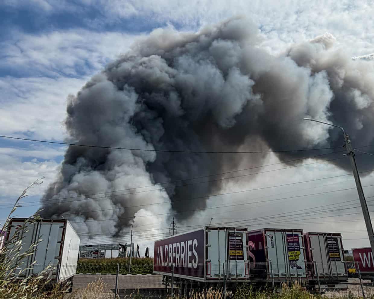 Russian drone strike kills at Least 27 in Ukraine after hitting an ‘explosive storage’ facility