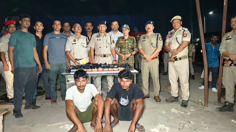 Drugs worth Rs 40 crore seized from Truck near Guwahati ISBT, Two arrested