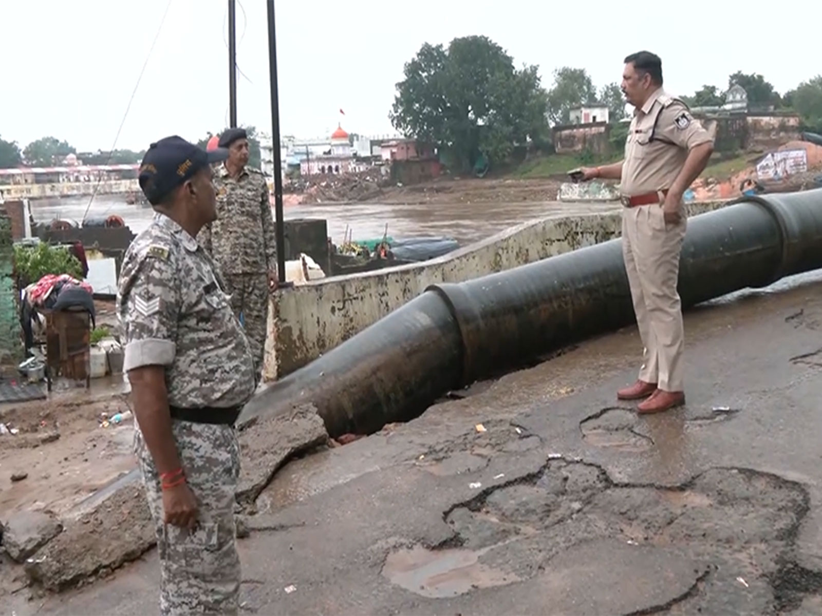 Mandakini river swells above danger; MP police intensify patrolling