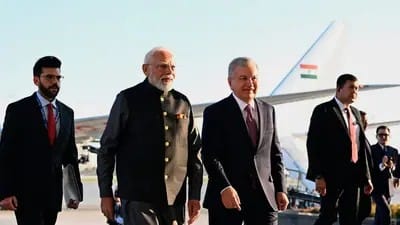 PM Modi Arrives in Uzbekistan for two-day visit, set to hold talks with President Mirziyoyev